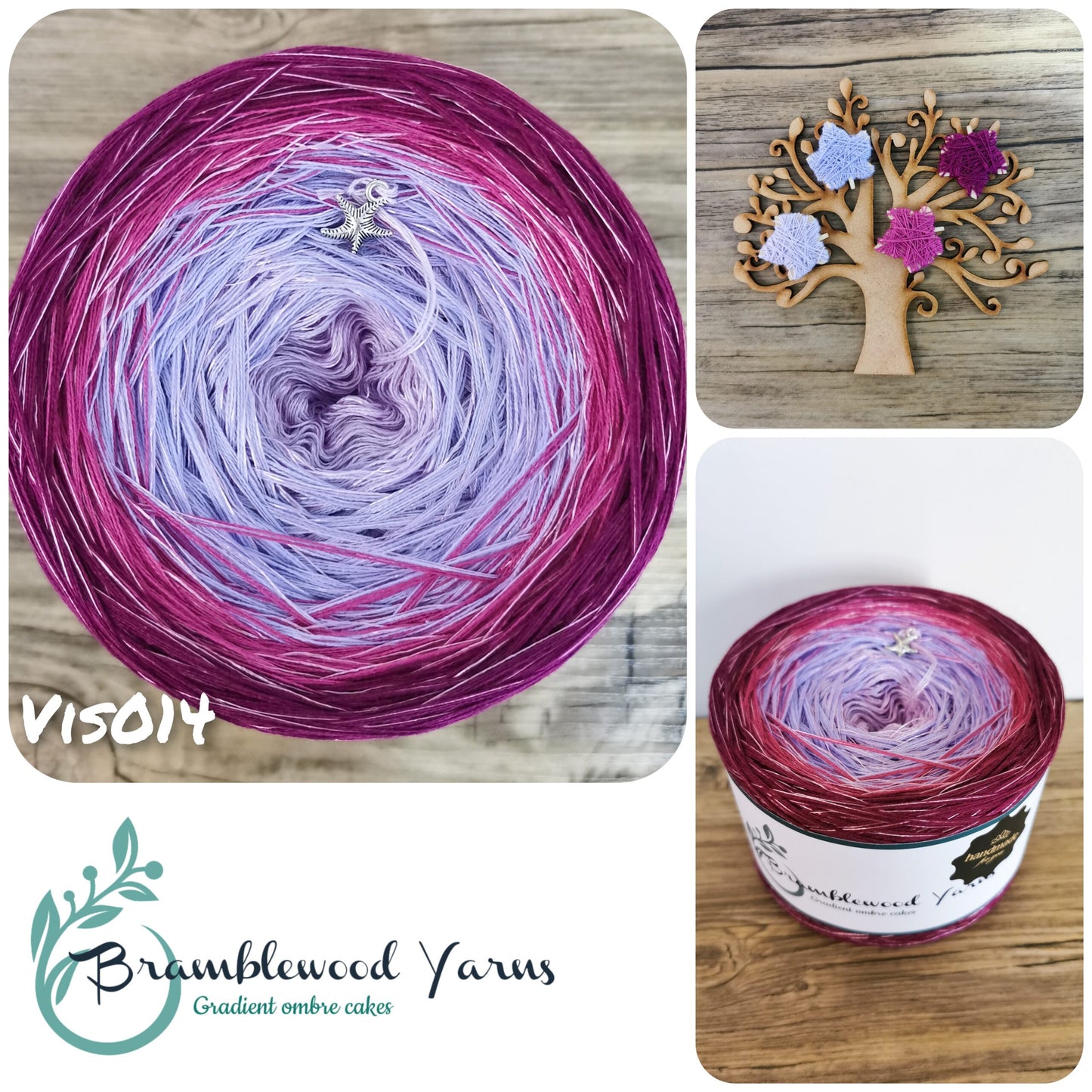 VIS014 LAVENDER/ CROCUS/ RASPBERRY/ BLACKBERRY + PINK