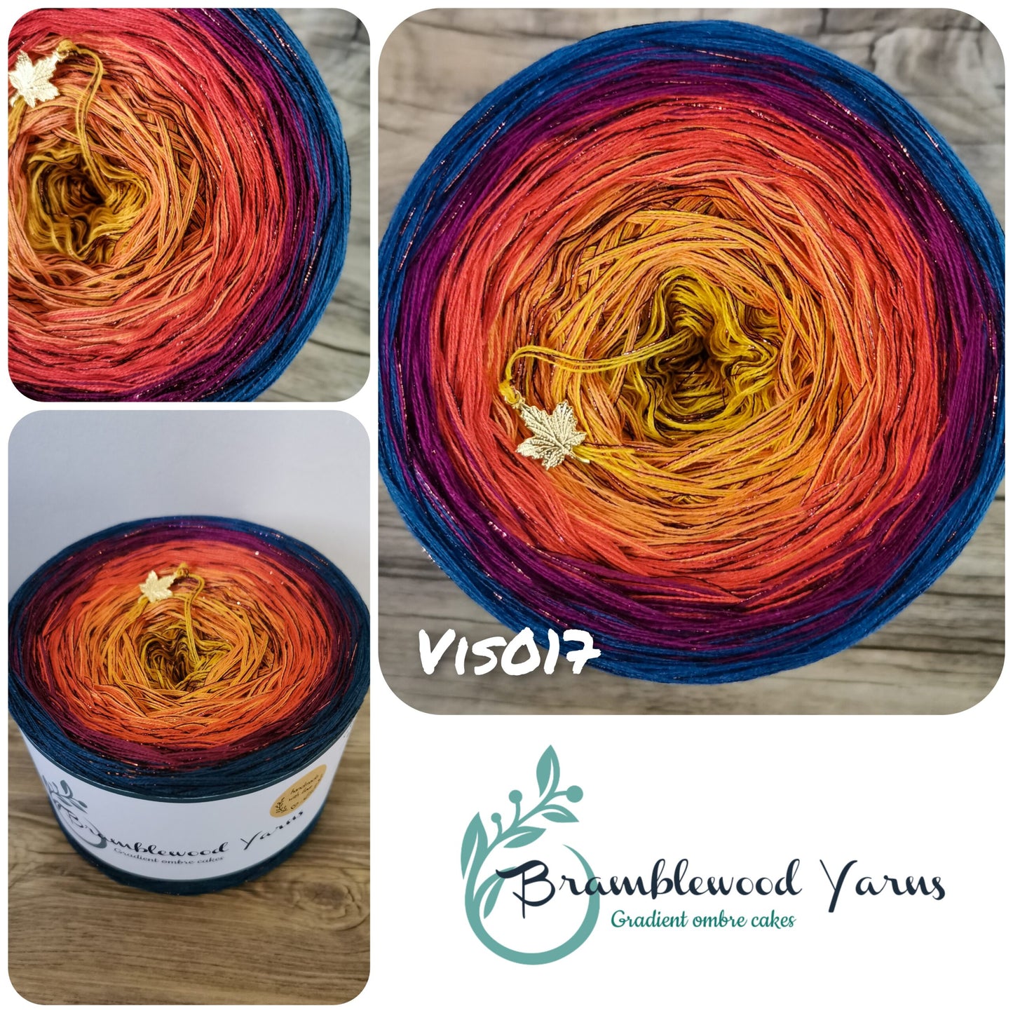 VIS017 KURKUMA/ MANGO/ BRICK/ BLACKBERRY/ PETROL + COPPER GLITTERY VISCOSE