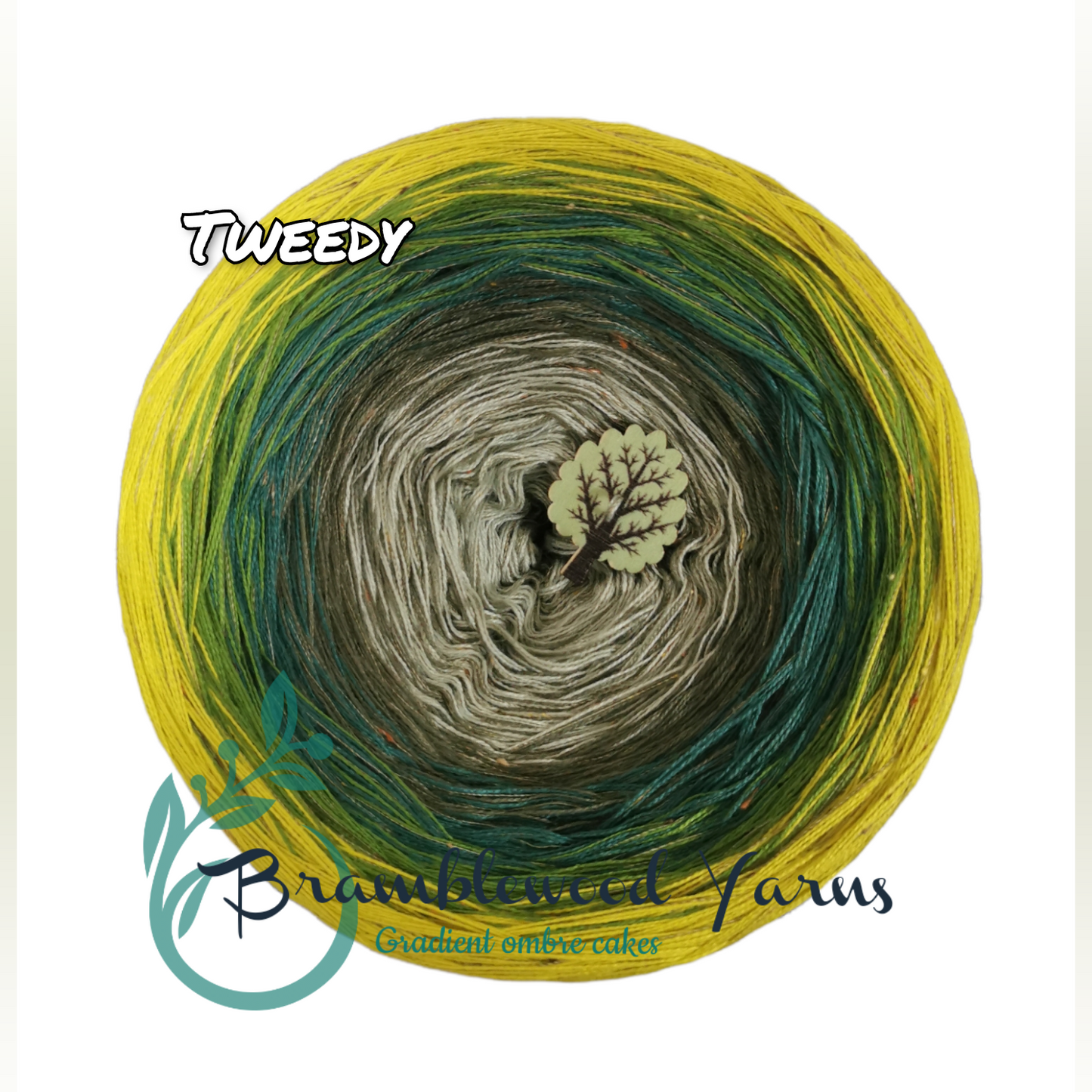 TWEEDY - OLIVE/ KHAKI/ EMERALD/ FERN/ LIME + TWEED THREAD