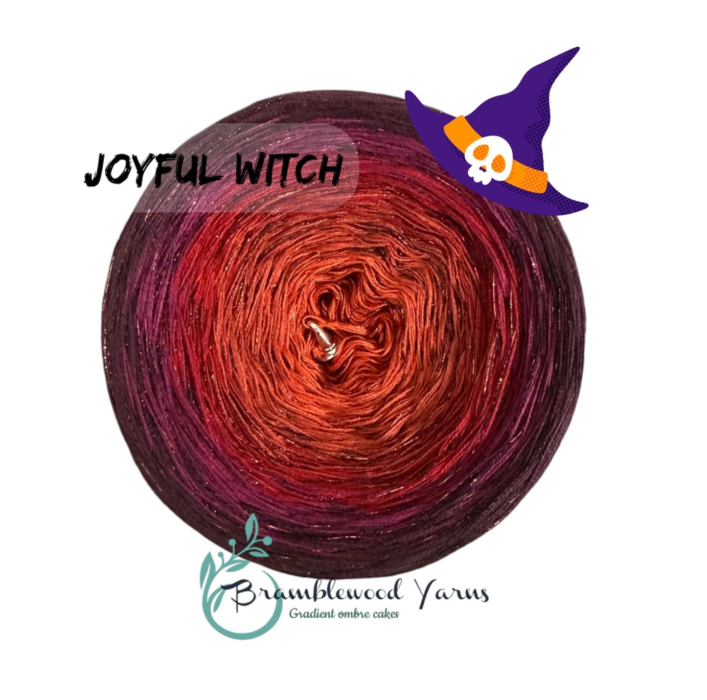 JOYFUL WITCH - RUST/ BRICK/ BURGUNDY/ BLACKBERRY/ CHIANTI + GLITTERY VISCOSE