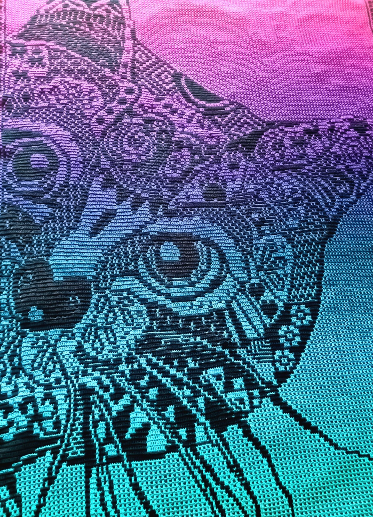 meowsaic blanket PDF crochet chart