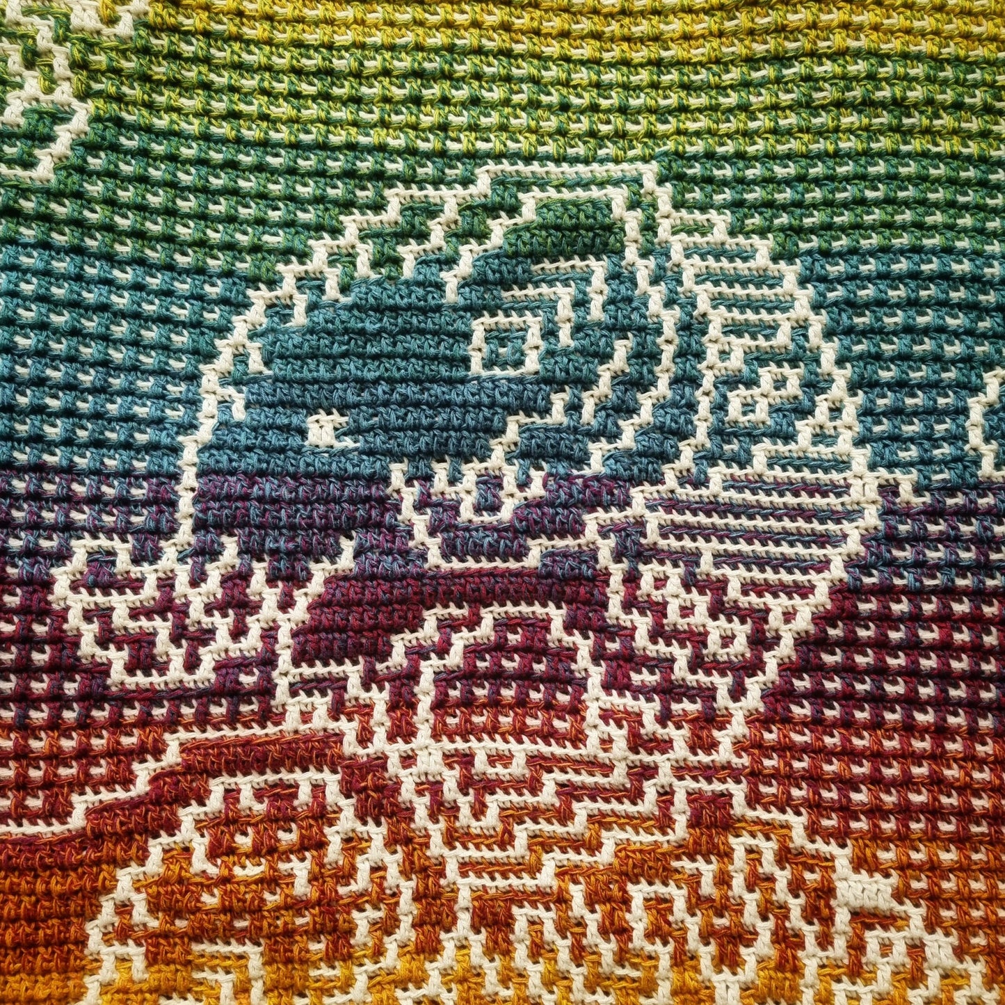 EleFUNsaic blanket PDF crochet chart