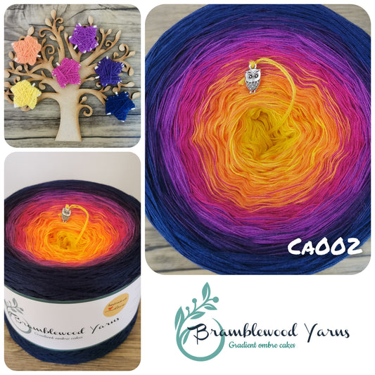 CA002 sunny/ mango/ hot pink/ thistle/ aubergine/ royal