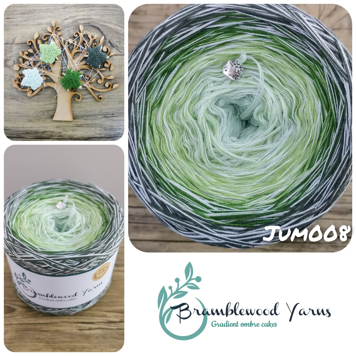 JUM008 pea/ leaf green/ fern/ khaki + white