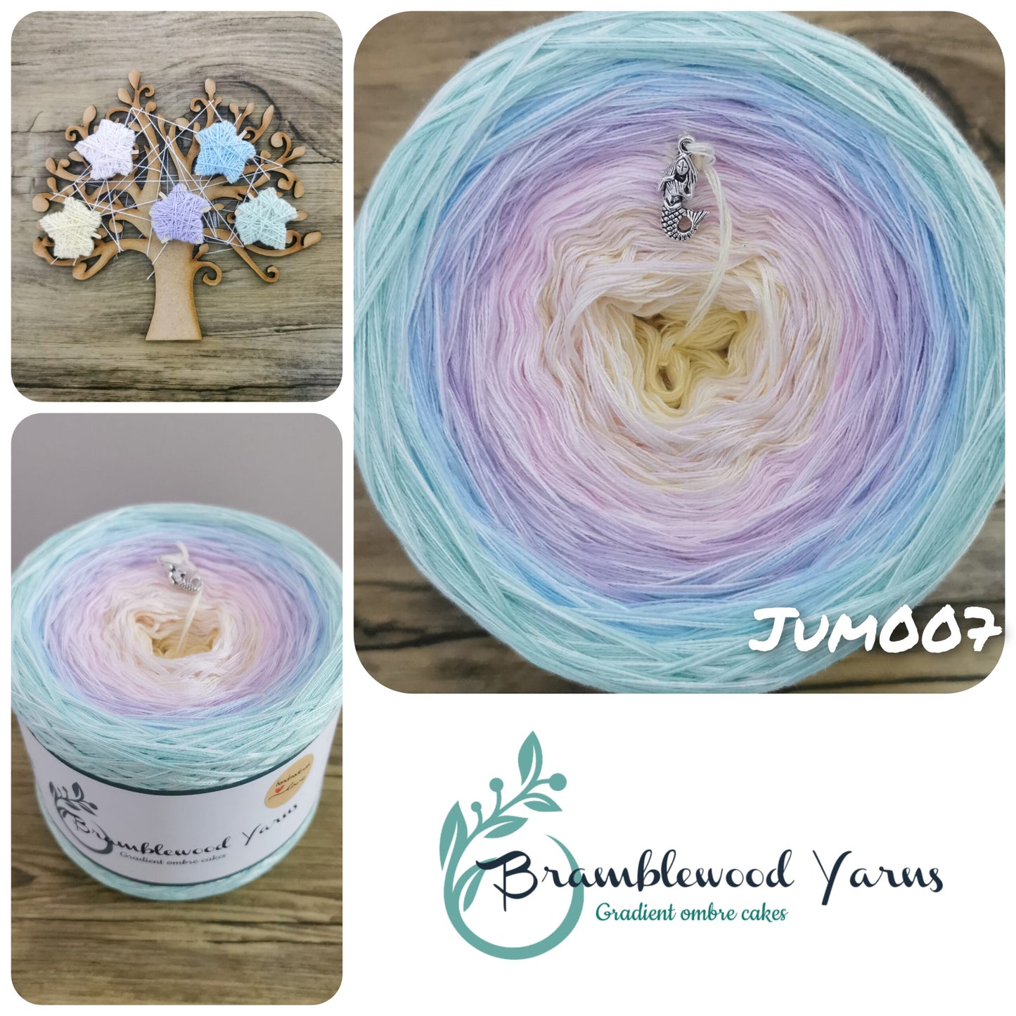 JUM007 vanilla/baby pink/lavender/firefly blue/ mint + white