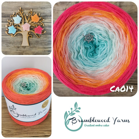 CA014 mint/ pea/ quartz/ mango/ lobster