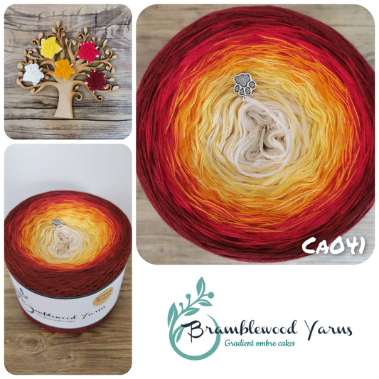 CA041 cream/ gold/ orange/ red/ malaga