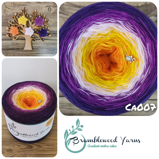 CA007 mango/ sunny/ baby pink/ thristle/ aubergine