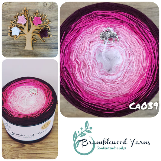 CA039 white/ pink/ fuschia/ chianti