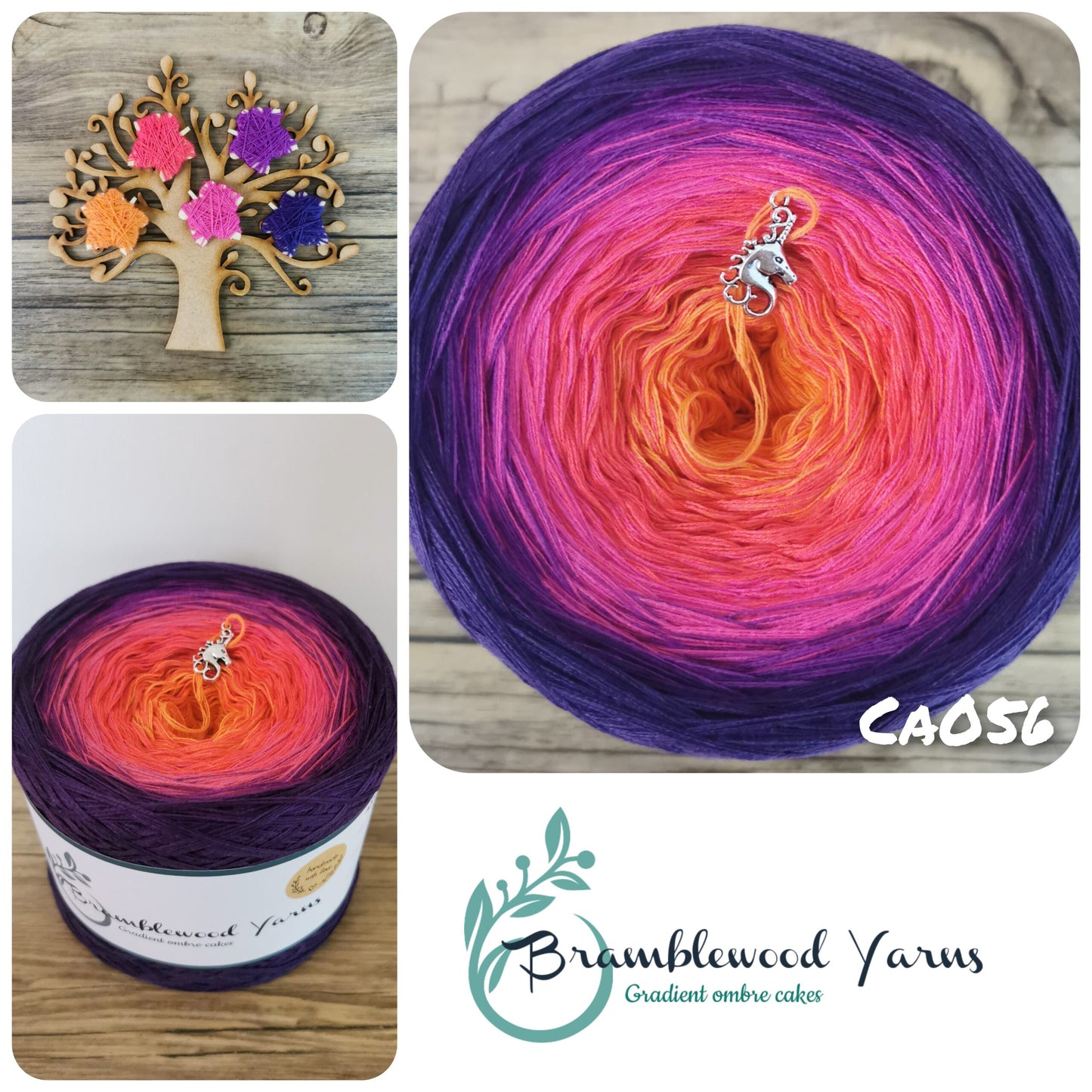 CA056 mango/ lobster/fuschia/thistle /aubergine