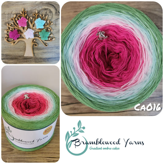 CA016 Hot pink/fuschia/baby pink/mint/frog