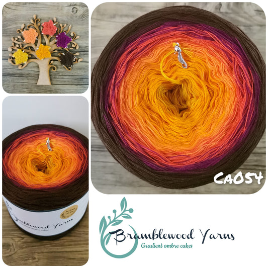 CA054 kurkuma/ mango/ orange / brick/ blackberry/ brown
