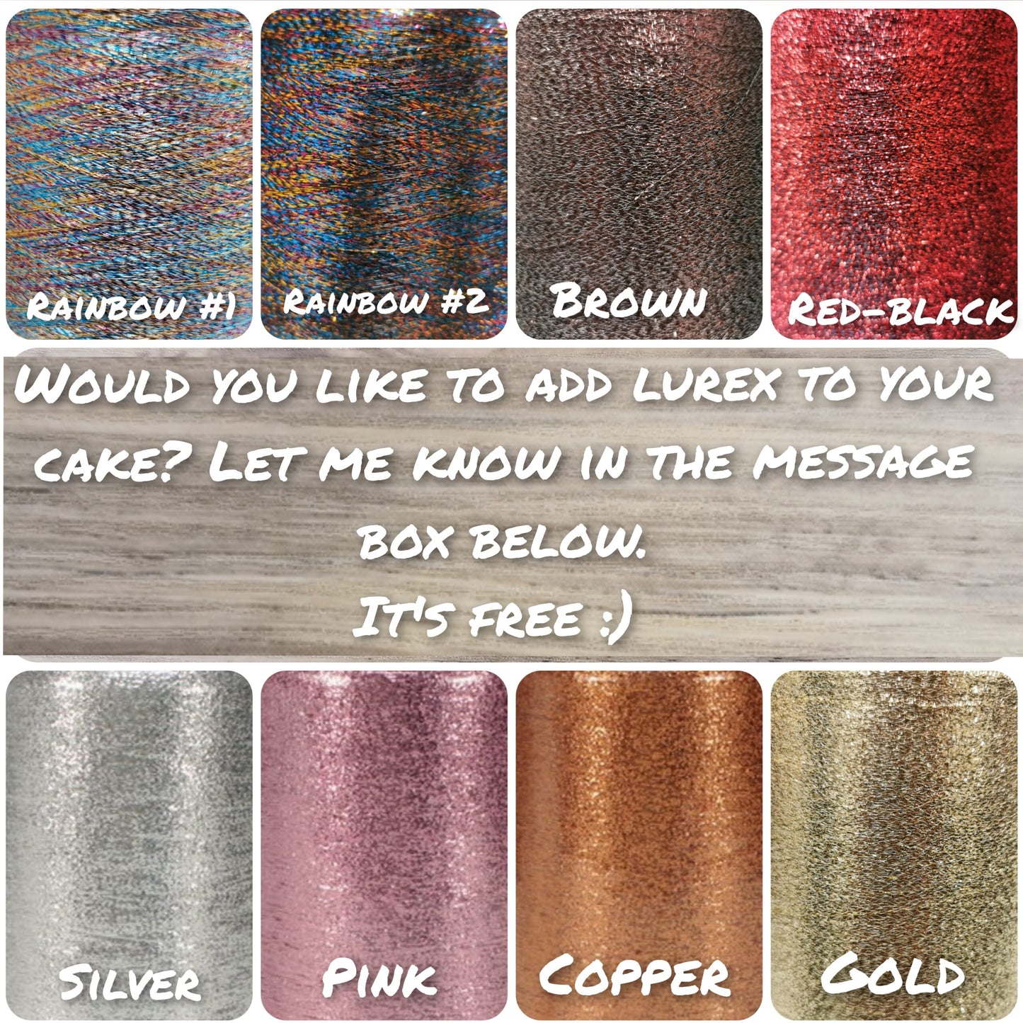 MAKE YOR OWN MELANGE CAKE 3 PLY (this in not ombre cake)