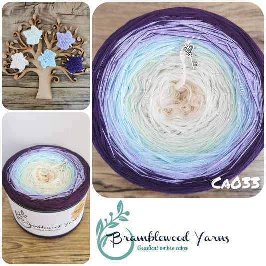 CA033 cream/ pea/ firefly blue/ crocus/ aubergine