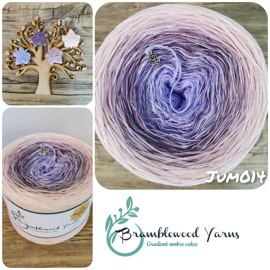 JUM014 CROCUS/ VIOLET/ DIRTY PINK/ PASTEL PINK + WHITE