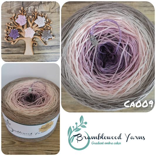 CA009 violet/ dirty pink/ peach/ alabaster/ mud