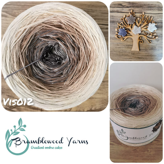 VIS012 GREY/ MUD/ALABASTER/LIGHT BEIGE + SILVER/GOLD
