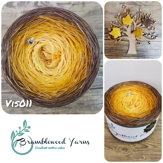 VIS011 GOLD/ KURKUMA/ MUSTARD/ NUT + COPPER