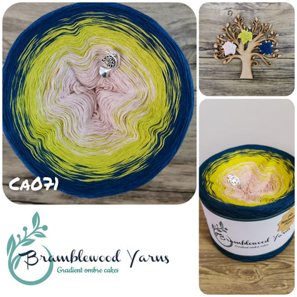 CA071 PEACH/LIME/ PETROL