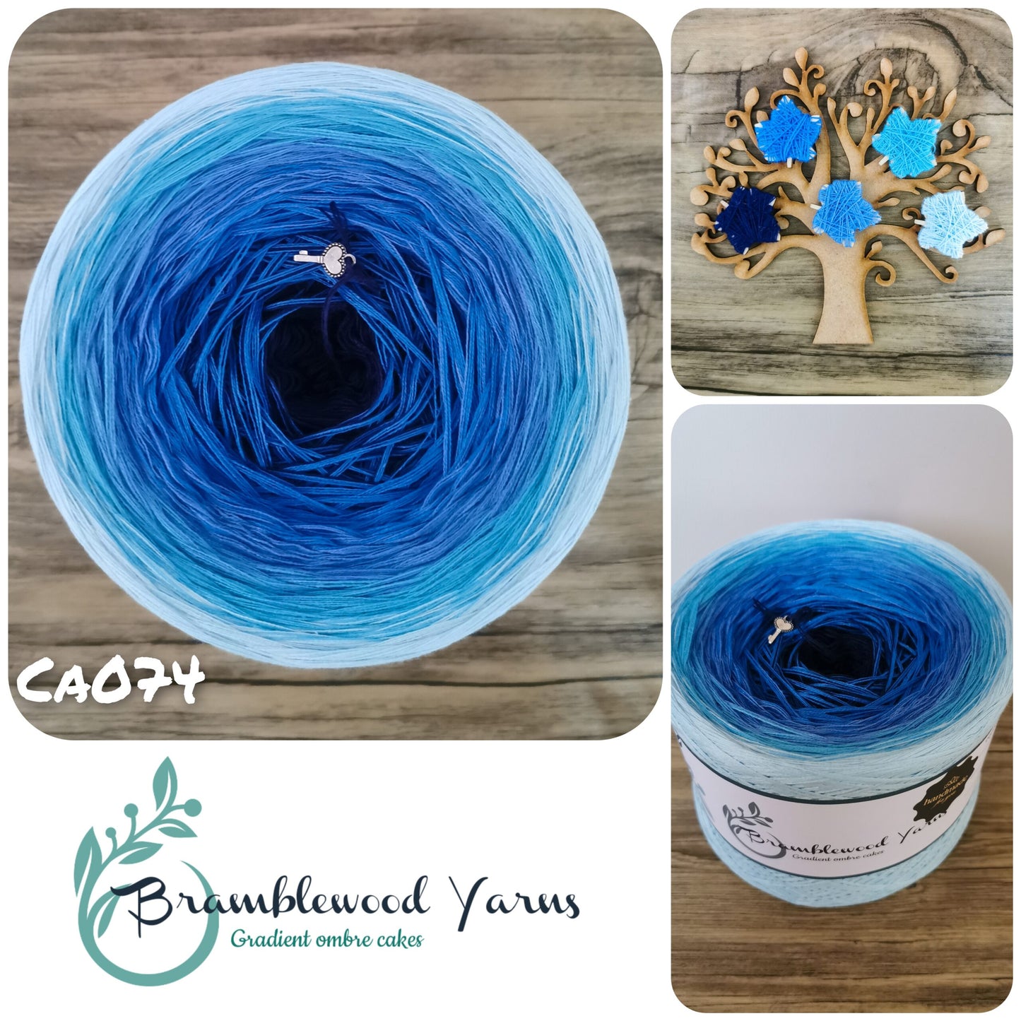 CA074 ROYAL/ AZURE/ SKY/ CAPRI/ FIREFLY BLUE