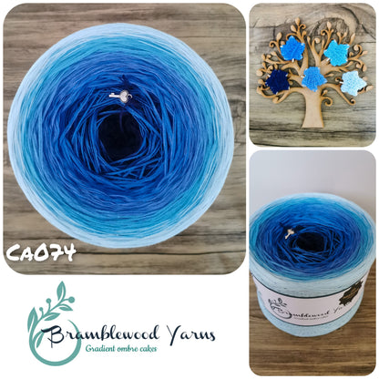 CA074 ROYAL/ AZURE/ SKY/ CAPRI/ FIREFLY BLUE