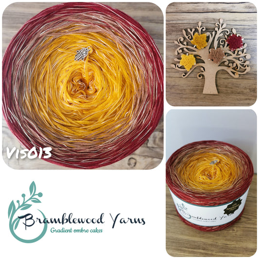 VIS013 KURKUMA/ MUSTARD/ MOCHA/ MALAGA + GOLD