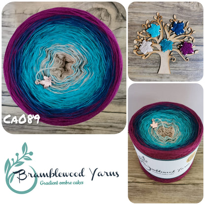 CA089 BEIGE/ OPAL/ OCEAN GREEN/ PETROL/ BLACKBERRY