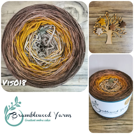 VIS018 BEIGE/ MUSTARD/ MOCHA/ MUD + COPPER GLITTERY VISCOSE