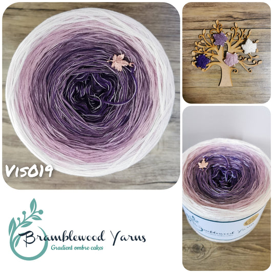 VIS019 AUBERGINE/ VIOLET/ DIRTY PINK/ CREAM + PINK