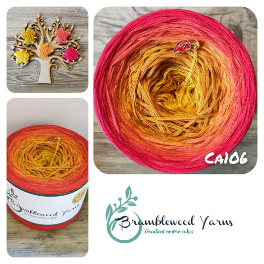CA106 KURKUMA/ MUSTARD/ BURNT ORANGE/ BRICK/ RED