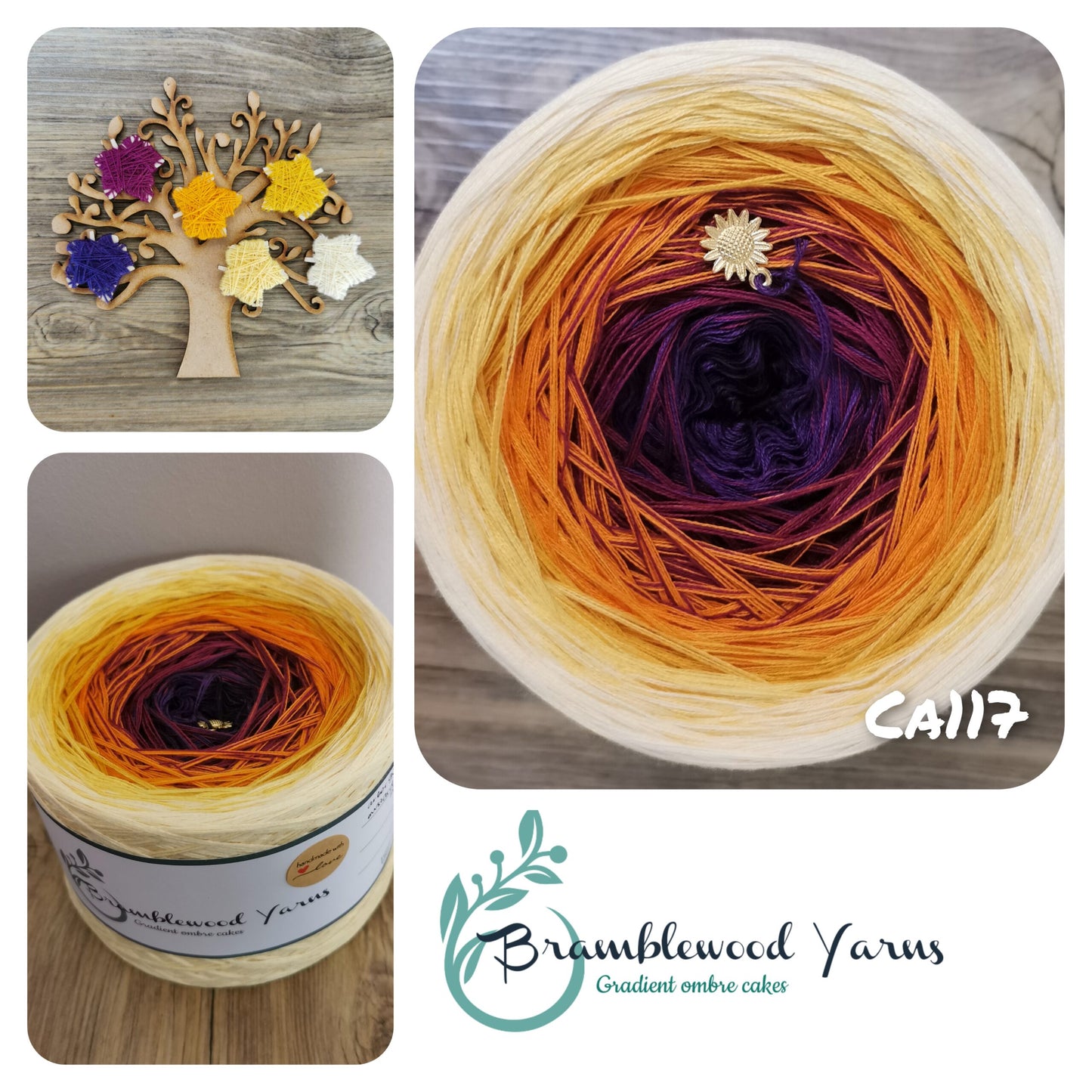 CA117 AUBERGINE/ BLACKBERRY/ ORANGE/ KURKUMA/ GOLD/ VANILLA