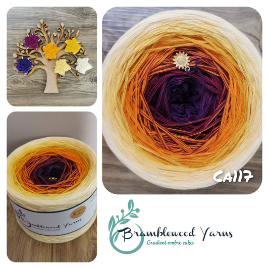 CA117 AUBERGINE/ BLACKBERRY/ ORANGE/ KURKUMA/ GOLD/ VANILLA