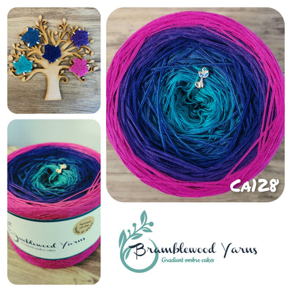CA128 OCEAN GREEN/ PETROL/ ROYAL/ AUBERGINE/ HOT PINK