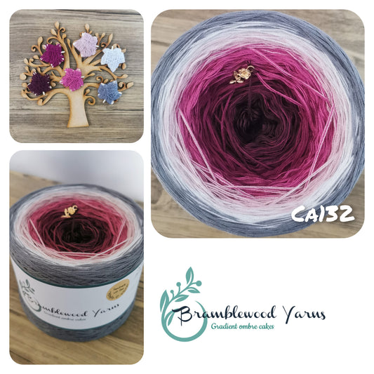 CA132 CHIANTI/ BLACKBERRY/ RASPBERRY/ DIRTY PINK/ LIGHT GREY/ GREY