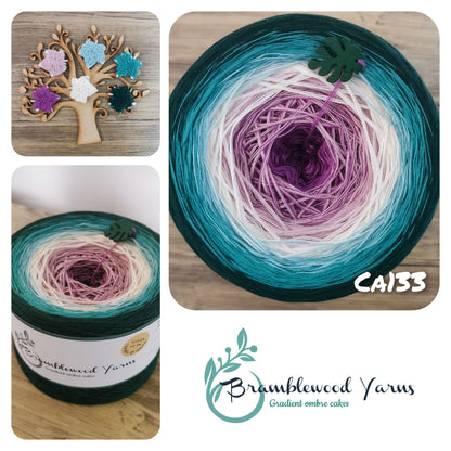 CA133 THISTLE/ AMETHYST/ CREAM/ JADE/ OCEAN GREEN/ BOTTLE GREEN