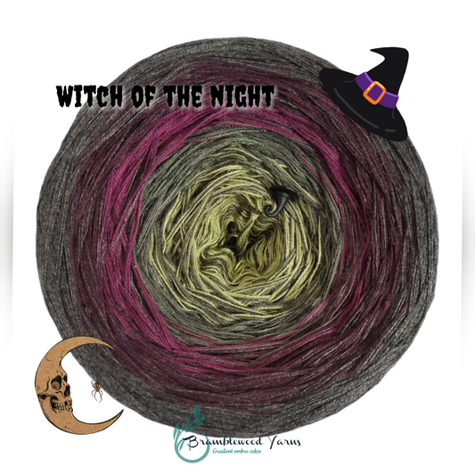 WITCH OF THE NIGHT - GREEN OLIVE/ KHAKI/ BLACKBERRY/ CHIANTI/ ASH + ASH