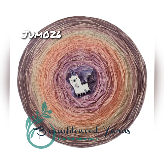 JUM026 CROCUS/ AMETHYST/ BLUSH/ QUARTZ/ PEACH/ L. BEIGE/ DIRTY PINK/ VIOLET + PEACH