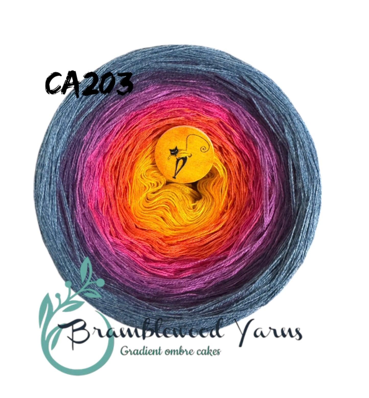 CA203 - KURKUMA/ ORANGE/ RUST/ HOT PINK/ THISTLE/ AUBERGINE/ DENIM