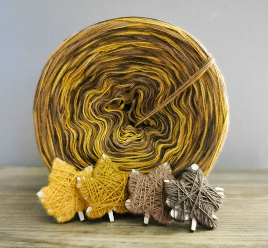 8005 KURKUMA/ MUSTARD/ MOCHA/ NUT - 8 PLY (220M/120 G)