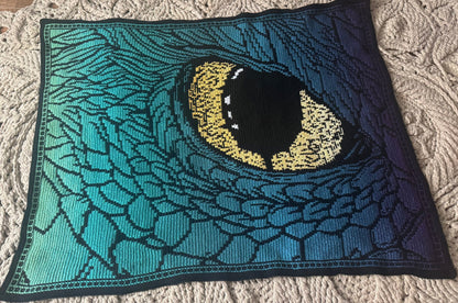 Dracarys, dragos's eye yarn kit. pattern not included.