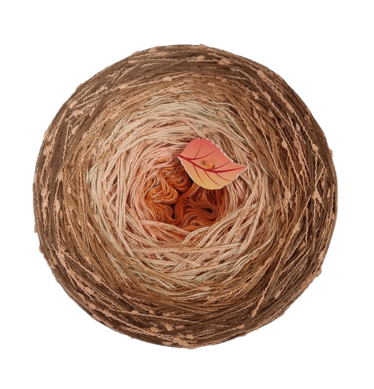 burnt orange/ quartz/ beige/ mocha/ nut + salmon cotton dots