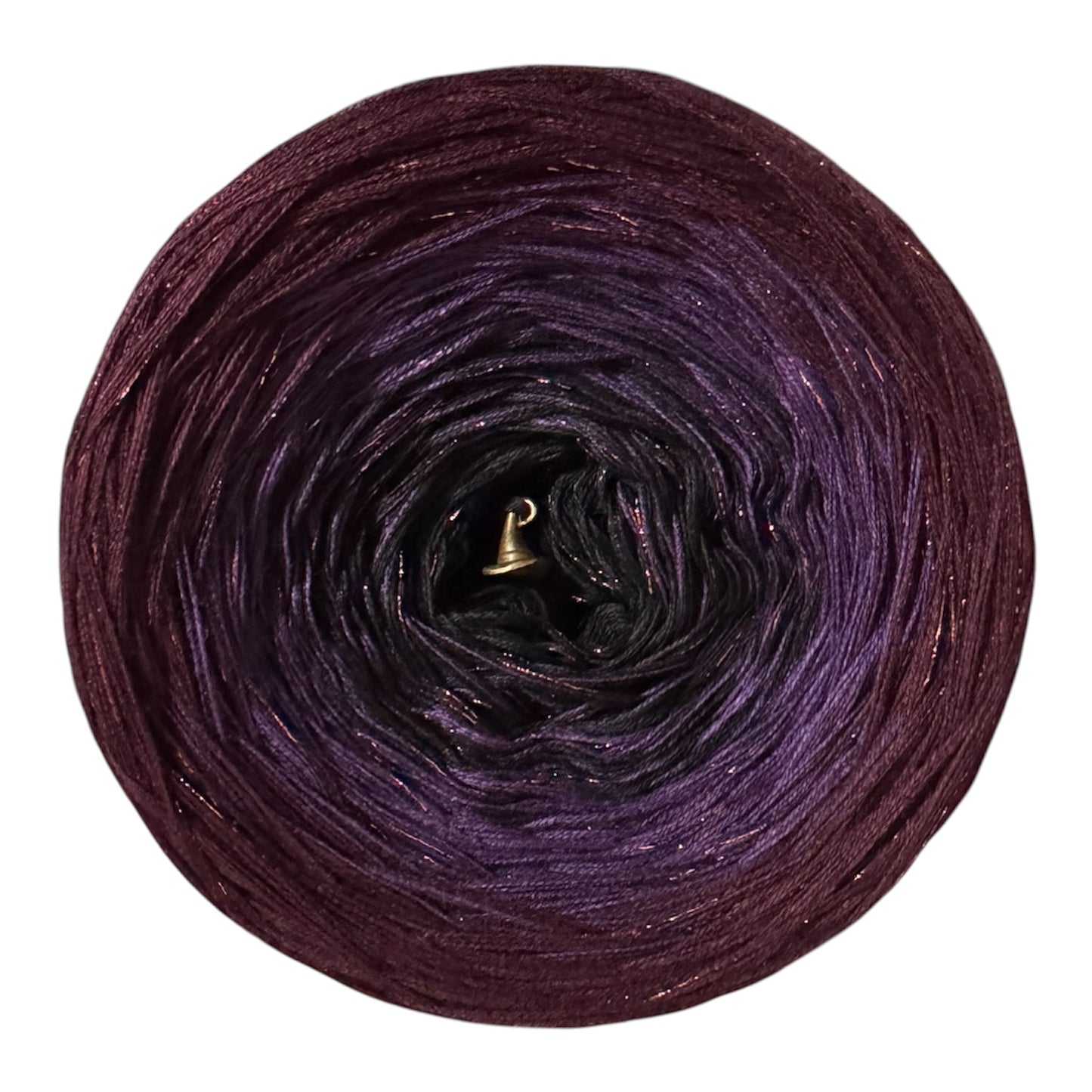 GOTHIC WITCH - BLACK/ AUBERGINE/ CHIANTI + GLITTERY VISCOSE